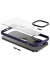 Apple iPhone 13 Pro Kılıf Wireless Şarj Özellikli Zore Hibrit M-safe Kapak