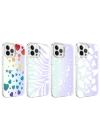 Apple iPhone 13 Pro Kılıf Zore M-Blue Desenli Kapak