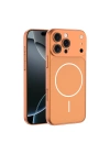 Apple iPhone 13 Pro Kılıf Zore M-Safe Şarj Özellikli Kamera Korumalı Spark Kapak