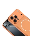 Apple iPhone 13 Pro Kılıf Zore M-Safe Şarj Özellikli Kamera Korumalı Spark Kapak