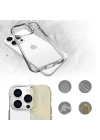 Apple iPhone 13 Pro Kılıf Zore Şeffaf Ultra İnce Airbag Tasarımlı Okka Kapak