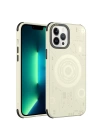 Apple iPhone 13 Pro Kılıf Zore Wireless Şarj Özellikli Desenli Hot Kapak