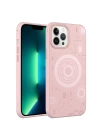 Apple iPhone 13 Pro Kılıf Zore Wireless Şarj Özellikli Desenli Hot Kapak