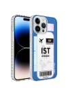 Apple iPhone 13 Pro Max Kılıf Airbag Kenarlı Renkli Desenli Silikon Zore Elegans Kapak