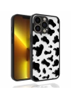 Apple iPhone 13 Pro Max Kılıf Desenli Kamera Korumalı Parlak Zore Nora Kapak