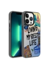 Apple iPhone 13 Pro Max Kılıf Desenli Zore Dragon Sert Kapak
