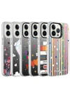 Apple iPhone 13 Pro Max Kılıf Desenli Zore Silver Sert Kapak