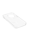 Apple iPhone 13 Pro Max Kılıf IC Çipli Zore Wireless Şarj Özellikli Şeffaf Orjin Kapak