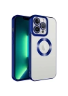 Apple iPhone 13 Pro Max Kılıf Kamera Korumalı Logo Gösteren Zore Omega Kapak