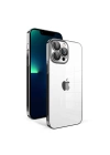 Apple iPhone 13 Pro Max Kılıf Kamera Korumalı Renkli Çerçeveli Zore Garaj Kapak