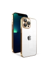 Apple iPhone 13 Pro Max Kılıf Kamera Korumalı Renkli Çerçeveli Zore Garaj Kapak