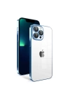 Apple iPhone 13 Pro Max Kılıf Kamera Korumalı Renkli Çerçeveli Zore Garaj Kapak