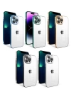 Apple iPhone 13 Pro Max Kılıf Kamera Korumalı Renkli Çerçeveli Zore Garaj Kapak