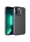 Apple iPhone 13 Pro Max Kılıf Kamera Korumalı Simli Lüks Zore Koton Kapak