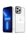 Apple iPhone 13 Pro Max Kılıf Kamera Korumalı Transparan Zore Post Kapak