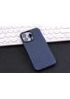 Apple iPhone 13 Pro Max Kılıf Karbon Fiber Tasarımlı Zore Karbono Kapak