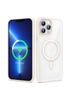 Apple iPhone 13 Pro Max Kılıf M-safe Wireless Şarj Özellikli Silikon Zore Ege Kapak