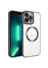 Apple iPhone 13 Pro Max Kılıf M-safe Wireless Şarj Özellikli Zore Setro Silikon