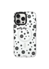 Apple iPhone 13 Pro Max Kılıf Magsafe Şarj Özellikli Polka Dot Desenli Youngkit Spots Serisi Kapak