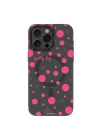 Apple iPhone 13 Pro Max Kılıf Magsafe Şarj Özellikli Polka Dot Desenli Youngkit Spots Serisi Kapak