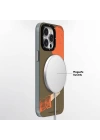 Apple iPhone 13 Pro Max Kılıf Magsafe Şarj Özellikli Youngkit Orange Serisi Flying Balloon Kapak