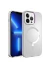 Apple iPhone 13 Pro Max Kılıf M-safe Wireless Şarj Özellikli Zore Stil Kapak