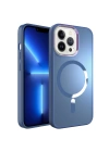 Apple iPhone 13 Pro Max Kılıf M-safe Wireless Şarj Özellikli Zore Stil Kapak