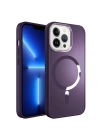 Apple iPhone 13 Pro Max Kılıf M-safe Wireless Şarj Özellikli Zore Stil Kapak
