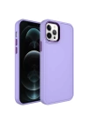 Apple iPhone 13 Pro Max Kılıf Metal Çerçeve ve Buton Tasarımlı Sert Zore Botox Kapak