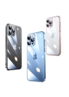 Apple iPhone 13 Pro Max Kılıf Sert PC Renkli Çerçeveli Zore Riksos Kapak