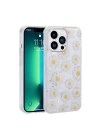 Apple iPhone 13 Pro Max Kılıf Simli Desenli Kamera Korumalı Parlak Zore Popy Kapak