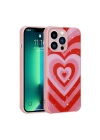 Apple iPhone 13 Pro Max Kılıf Simli Desenli Kamera Korumalı Parlak Zore Popy Kapak