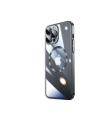 Apple iPhone 13 Pro Max Kılıf Wireless Şarj Özellikli Sert PC Zore Riksos M-safe Kapak