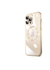 Apple iPhone 13 Pro Max Kılıf Wireless Şarj Özellikli Sert PC Zore Riksos M-safe Kapak
