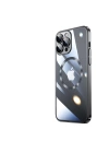 Apple iPhone 13 Pro Max Kılıf Wireless Şarj Özellikli Sert PC Zore Riksos M-safe Kapak