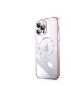 Apple iPhone 13 Pro Max Kılıf Wireless Şarj Özellikli Sert PC Zore Riksos M-safe Kapak