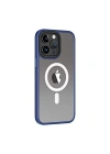 Apple iPhone 13 Pro Max Kılıf Wireless Şarj Özellikli Zore Hibrit M-safe Kapak