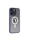 Apple iPhone 13 Pro Max Kılıf Wireless Şarj Özellikli Zore Hibrit M-safe Kapak
