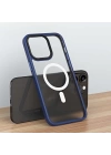 Apple iPhone 13 Pro Max Kılıf Wireless Şarj Özellikli Zore Hibrit M-safe Kapak
