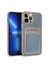 Apple iPhone 13 Pro Max Kılıf Zore Bark Kartlıklı Kapak