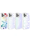 Apple iPhone 13 Pro Max Kılıf Zore M-Blue Desenli Kapak