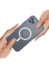 Apple iPhone 13 Pro Max Kılıf Zore Mokka Wireless Kapak