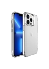 Apple iPhone 13 Pro Max Kılıf Zore Şeffaf Ultra İnce Airbag Tasarımlı Okka Kapak
