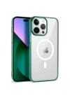 Apple iPhone 13 Pro Max Kılıf Zore Wireless Şarj Özellikli Pixel M-safe Kapak
