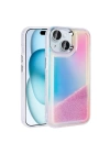 Apple iPhone 14 Kılıf Airbagli Renkli Arka Yüzey Boncuk Tasarımlı Zore Kumul Kapak