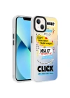 Apple iPhone 14 Kılıf Desenli Zore Dragon Sert Kapak