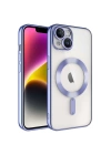 Apple iPhone 14 Kılıf Kamera Korumalı M-safe Wireless Şarj Özellikli Zore Demre Kapak