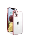 Apple iPhone 14 Kılıf Kamera Korumalı Renkli Çerçeveli Zore Garaj Kapak