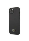 Apple iPhone 14 Kılıf Lacoste Orjinal Lisanslı PU Pike Desenli Arka Yüzey İkonik Timsah Dokuma Logolu Kapak