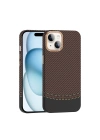 Apple iPhone 14 Kılıf M-safe Şarj Özellikli Karbon Fiber Görünümlü Zore Gros Kapak